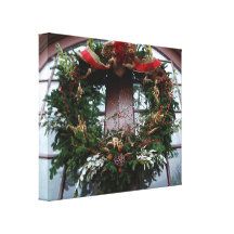 Christmas Wreath Canvas Prints