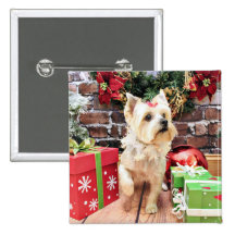 Christmas - Yorkie - Dorie Pin