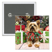Christmas - Yorkie - Max Button