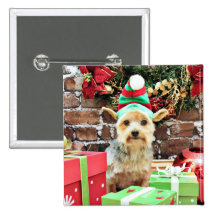 Christmas - Yorkie - Vinnie #32 Pin