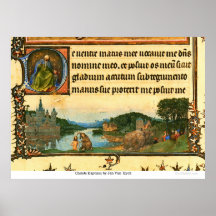 Christs Baptism by Jan Van Eyck Posters