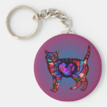 Chroma Calico Glow Keychain