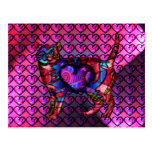 Chroma Calico Hearty Postcard
