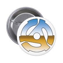 Chrome 45 RPM Pinback Button