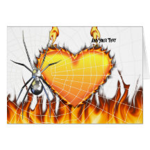 Chrome Black Widow 4 Design Greeting Cards