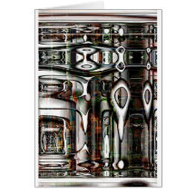 Chrome Greeting Card
