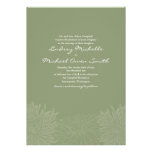 Chrysanthemum Blossom Wedding Invitation