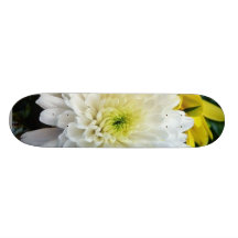 Chrysanthemum Flower Custom Skateboard