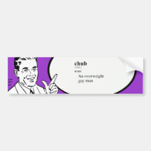 CHUB BUMPER STICKERS