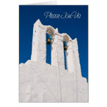 Church Bells Vow Renewal Ceremony Invitation Card