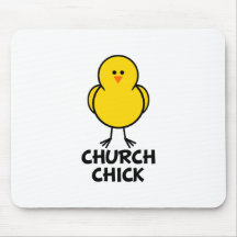 Church Chick Mouse Mat