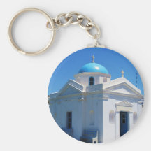 Church in Mykonos Keychains