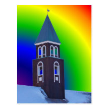 church postcard