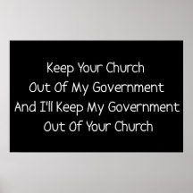 Church State Separation Posters