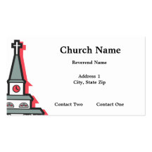 Church Steeple Business Cards