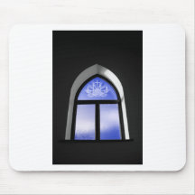 Church window sc mouse pad