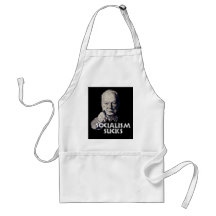 Churchill Quote: Socialism Sucks! Apron
