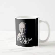 Churchill Quote: Socialism Sucks! Mug