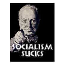 Churchill Quote: Socialism Sucks! Post Cards