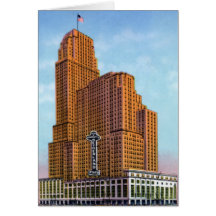 Cincinnati Ohio Netherland Plaza Greeting Cards
