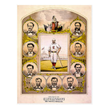 Cincinnati Red Stockings of 1869 Post Card