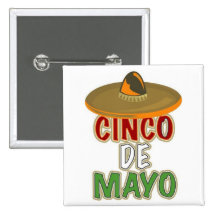 Cinco De Mayo Buttons