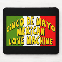Cinco de Mayo Love Machine T-shirts and Gifts Mouse Mat