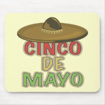 Cinco de Mayo Sombrero T-shirts and Gifts Mousemat