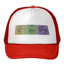 Cindy as Carbon Indium Dysprosium Mesh Hat