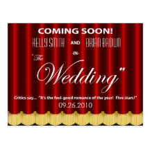 Cinema Save-The-Date Postcard