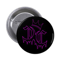 Cing Casper Girl purple buttons