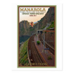 Cinque Terre Railway - Manarola Post Card