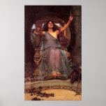 "Circe Offering the Cup to Odysseus"  Poster