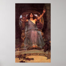 "Circe Offering the Cup to Odysseus"  Poster