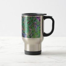 Circle Background Mugs