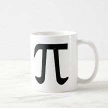 circle constant pi coffee mug