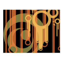 Circle Design Postcard