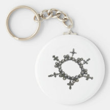 CircleOfCrosses053109 Keychain