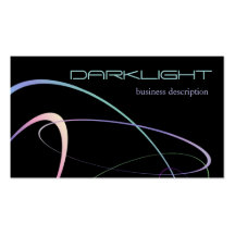 Circles l Light Dancing Abstract Modern Generic Business Card Template