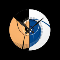 Circonvolution design wall clocks