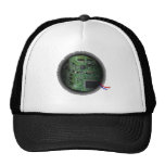 Circuit Board Mesh Hats