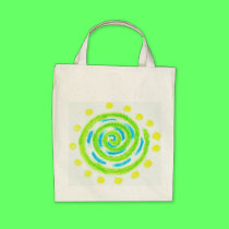 CIRCULAR WAVES TOTE BAG bags