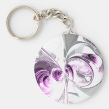 Circumvolution Abstract Keychain