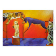 Circus Cats - Card