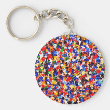 CIRCUS COLORS KEY CHAIN