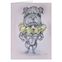 Circus Pooch Greeting Card