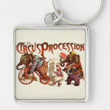 Circus Procession Key Chain