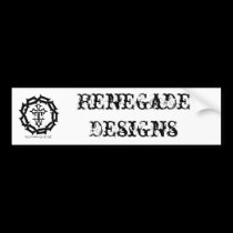 cirle, RenegadeDesigns bumper stickers