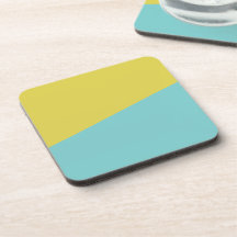 Citrine + Tiffany Blue Coaster
