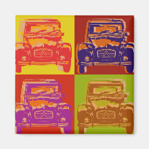 Citroen 2CV 1 Refrigerator Magnet